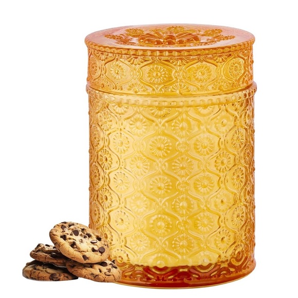 airkeep Other - Vintage Style Amber Glass Jar Creamy Cookie Scented Soy Candle 15.87 Oz/ 50 hr